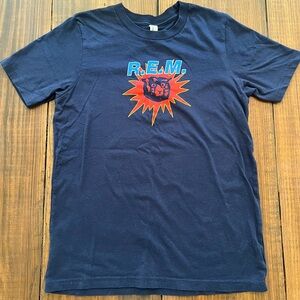 Youth Boys Graphic T-shirt - R.E.M Band Shirt - Sz YL